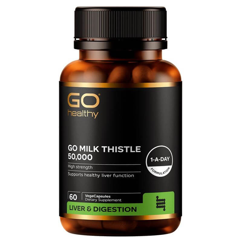 Go Healthy Milk Thistle 50000mg，紐西蘭高之源，奶薊草護肝膠囊 60粒