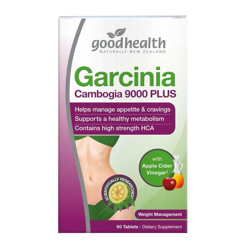 Good Health 紐西蘭好健康，藤黃果 9000mg Plus，蘋果醋膠囊，60粒