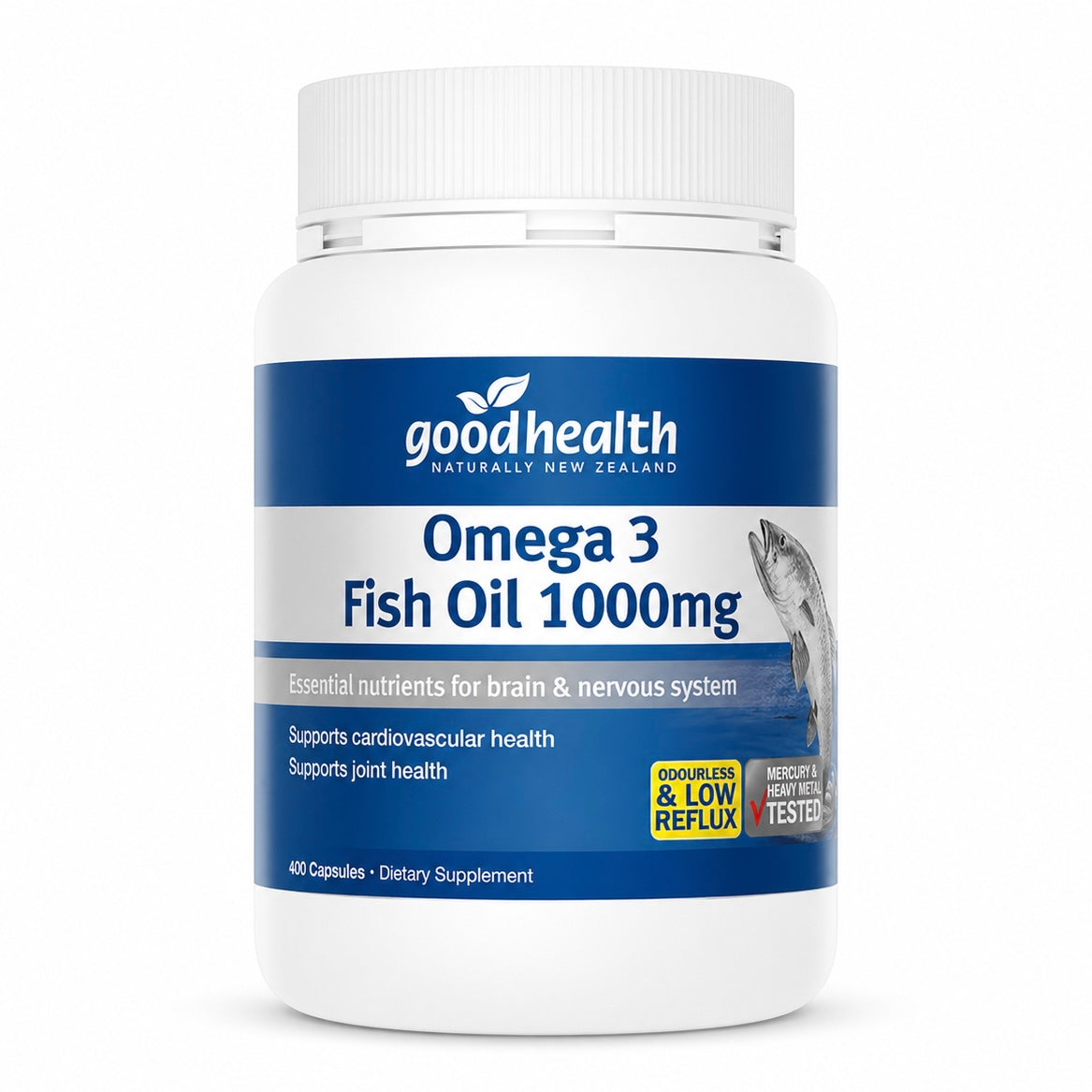 Good Health Omega-3 Fish Oil, Fish Oil 1000mg 400 Capsules