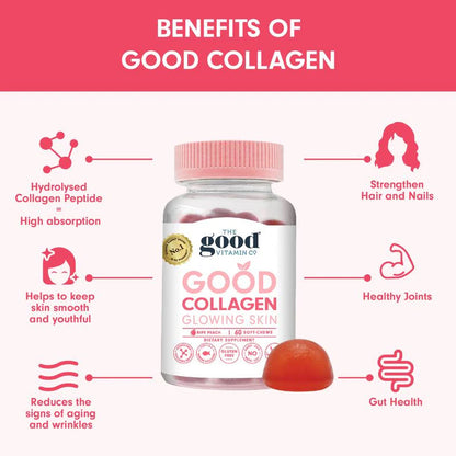The Good Vitamin Co Good Collagen Glowing Skin 50 Gummies
