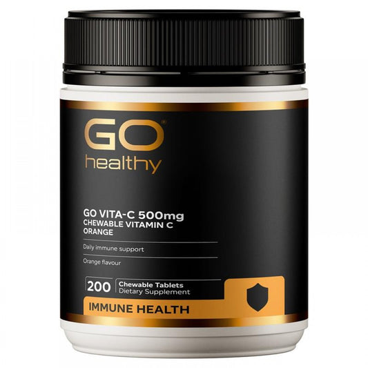 GO Healthy GO Vita-C 500mg Orange 200 Tablets