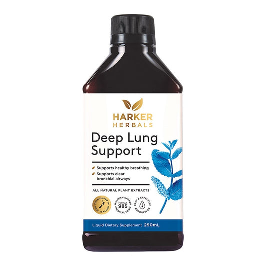 Harker Herbals Deep Lung Support，紐西蘭天然草本深度清肺液，250ml / 500ml
