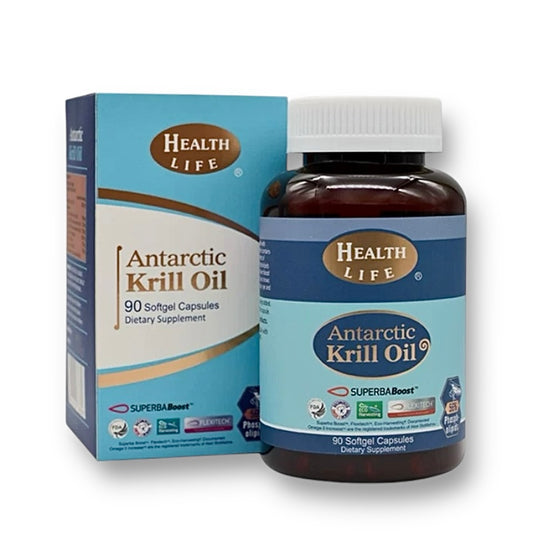 Health Life High Strength Antarctic Krill Oil 紐西蘭 高含量南極磷蝦油 1000mg 90粒