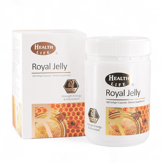 Health Life 紐西蘭 高含量蜂王乳膠囊 10HDA-20mg 180粒