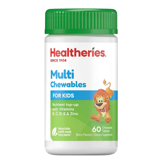 Healtheries Multi For Kids，兒童綜合維他命咀嚼錠 60粒