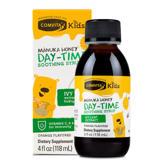 Comvita Kids Day-Time Soothing Syrup UMF10+，兒童麥蘆卡蜂蜜日間舒緩糖漿 118ml