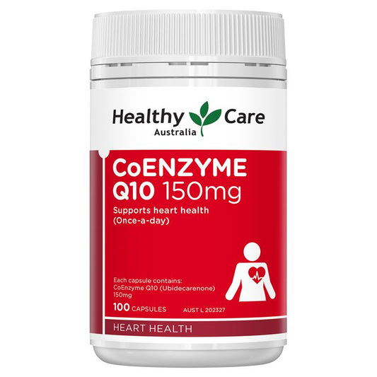 Healthy Care Coenzyme Q10 Softgels 150mg 100 Capsules