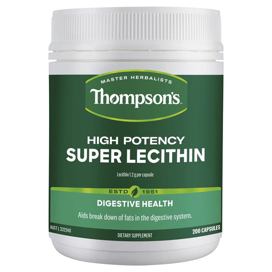Thompson's New Zealand Super Lecithin 200 Capsules