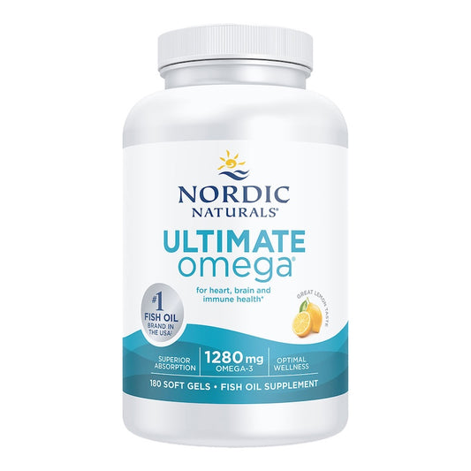 Nordic Naturals Ultimate Omega Lemon 180 Softgels