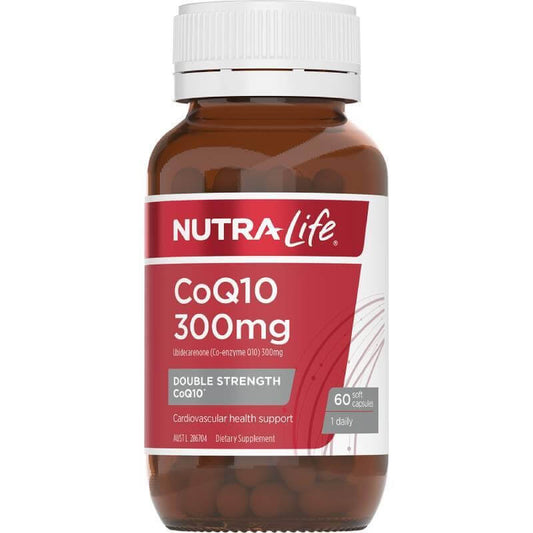 Nutralife CoQ10 紐西蘭紐樂 輔酶Q10膠囊 300mg 60粒