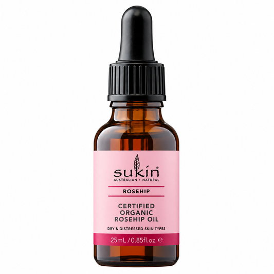 Sukin Certified Organic Rosehip Oil 25mL bottle