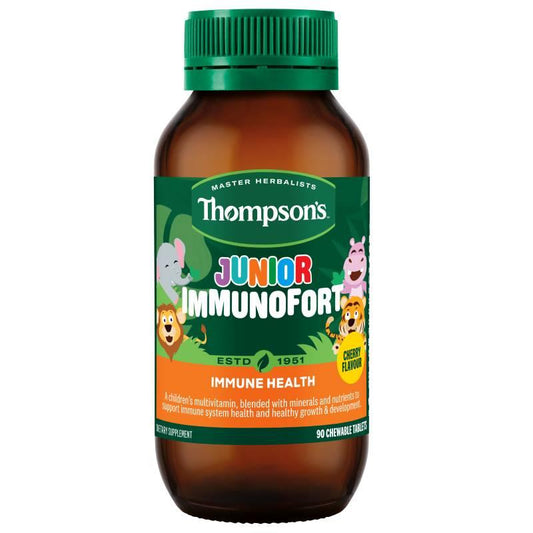 Thompson's Junior Immunofort Cherry 90 Tablets
