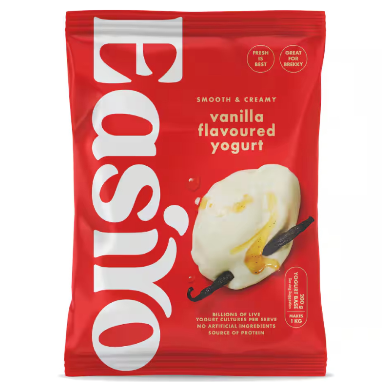 EasiYo Vanilla Flavoured Yogurt 紐西蘭自製優格 香草風味優格粉 200g