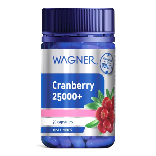 Wagner Cranberry 澳洲瓦格納，蔓越莓25000+ 精華膠囊 90粒