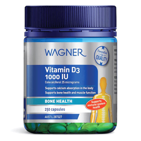 Wagner Vitamin D3 澳洲瓦格納，維他命D3 1000 IU 膠囊 250粒