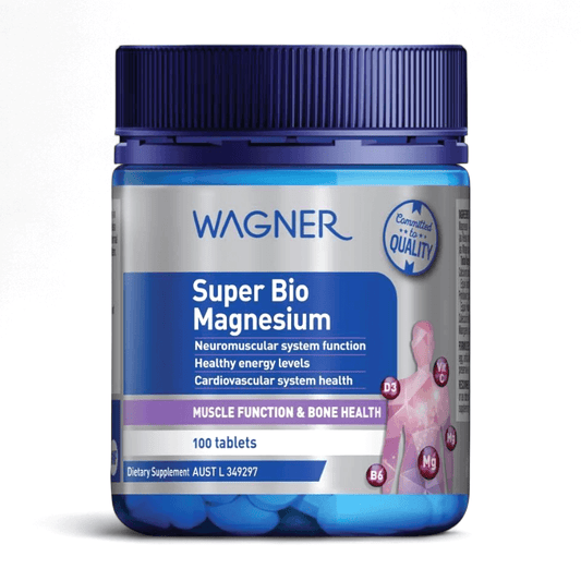 Wagner Super Bio Magnesium 澳洲瓦格納，超級生物鎂錠 100粒