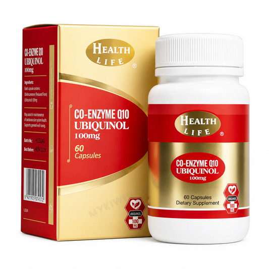Watermarked - Health Life Co-Enzyme Ubiquino，輔酶Q10 泛醇 100mg 60粒