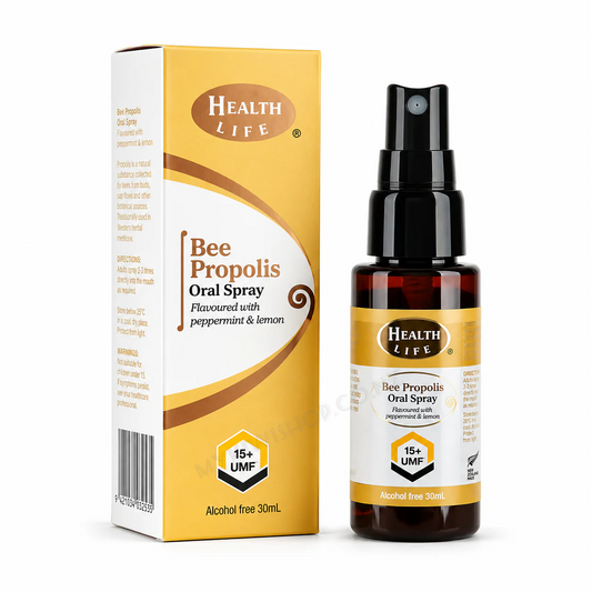 Watermarked - Health Life 麥蘆卡蜂蜜UMF15+ 蜂膠噴劑 30ml