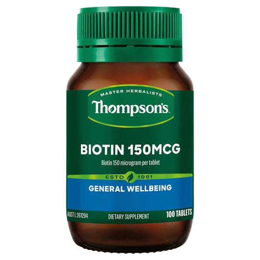 Thompson’s Biotin 150MCG 紐西蘭湯普森 高濃度生物素 100粒