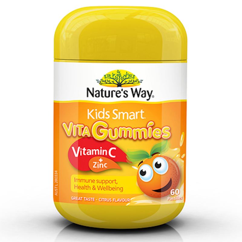 Nature’s Way Kids Smart Vita Gummies 澳洲佳思敏 兒童維生素C+鋅軟糖 60粒