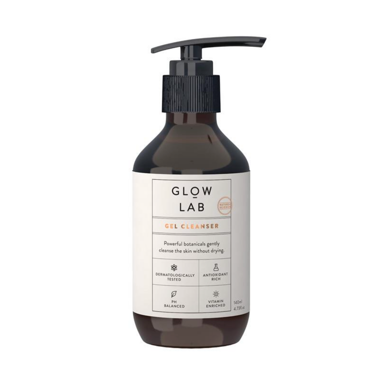 Glow Lab ジェルクレンザー ニュージーランド フルーツ酸配合 ディープクレンジングジェル 140ml