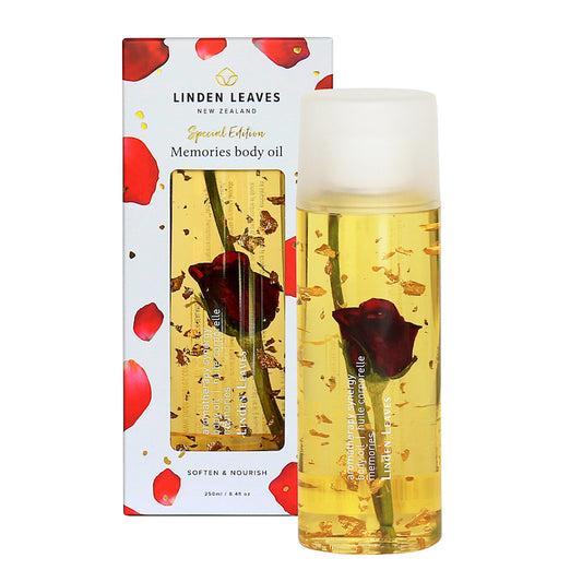 Linden Leaves Organic Body Oil Gold Leaf Rose Special Edition 250ml