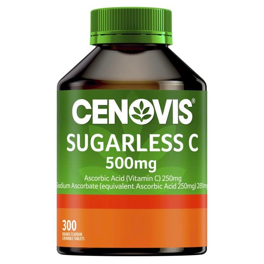 Cenovis Low Sugar Vitamin C 500mg 300 Chewable Tablets