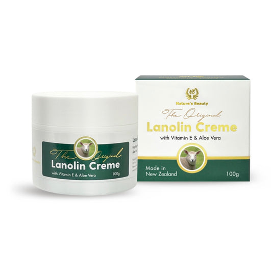 Nature's Beauty Lanolin Creme 紐西蘭自然美 綿羊脂霜 含維他命Ｅ及蘆薈 100g