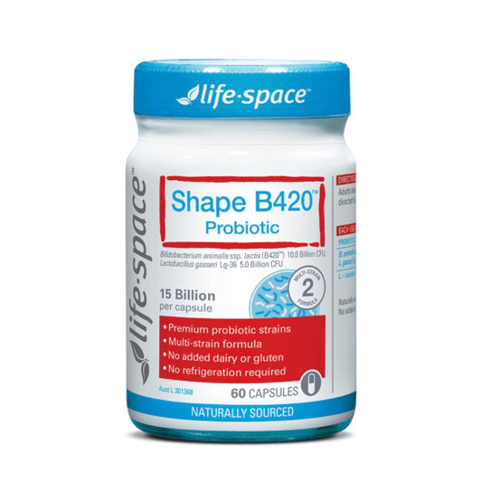 Life Space Shape B420 オーストラリア B420シェイププロバイオティクスカプセル 60粒