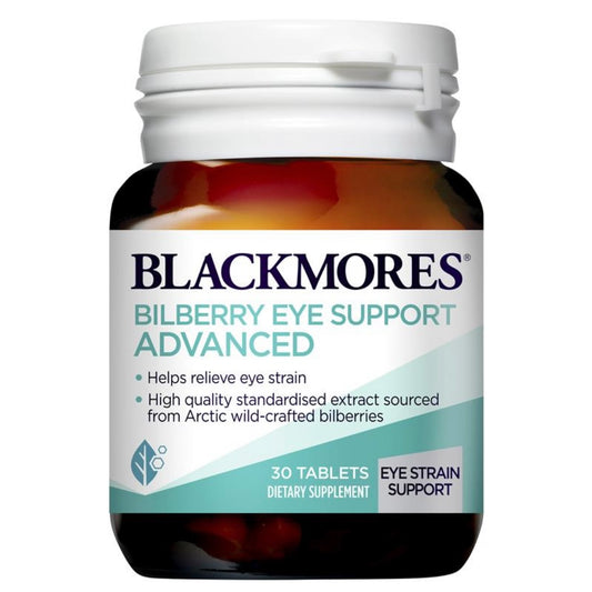 Blackmores Bilberry Eye Support Advanced 澳洲澳佳寶 越橘護眼片 30粒