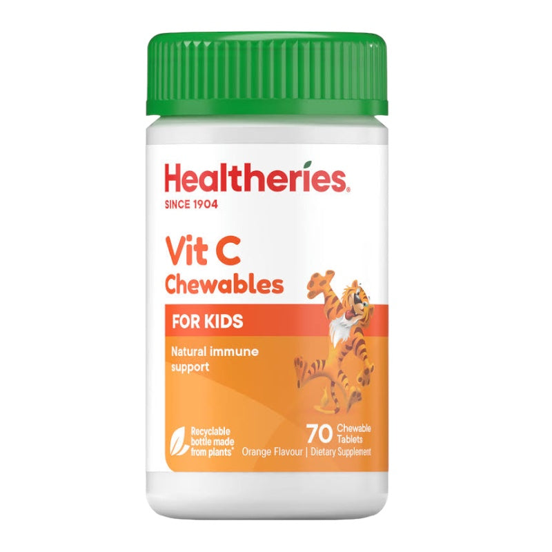 Healtheries Vit C，兒童維他命C咀嚼錠 70粒